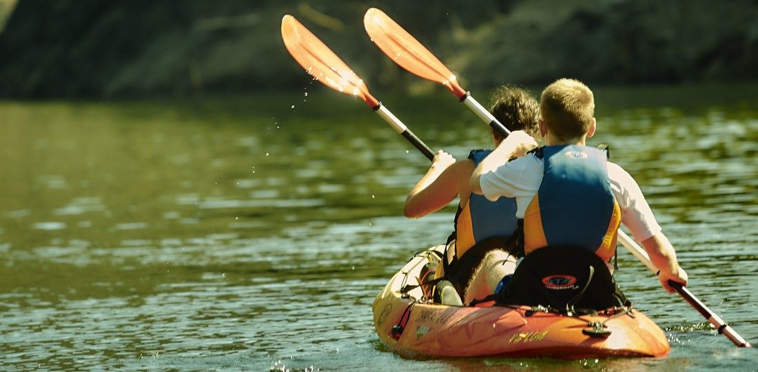 Kayak en el Cañón del Sil