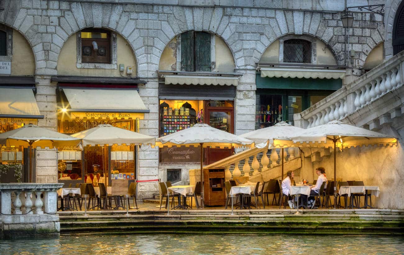 Saboreando Venecia: Una cena junto al Puente de Rialto