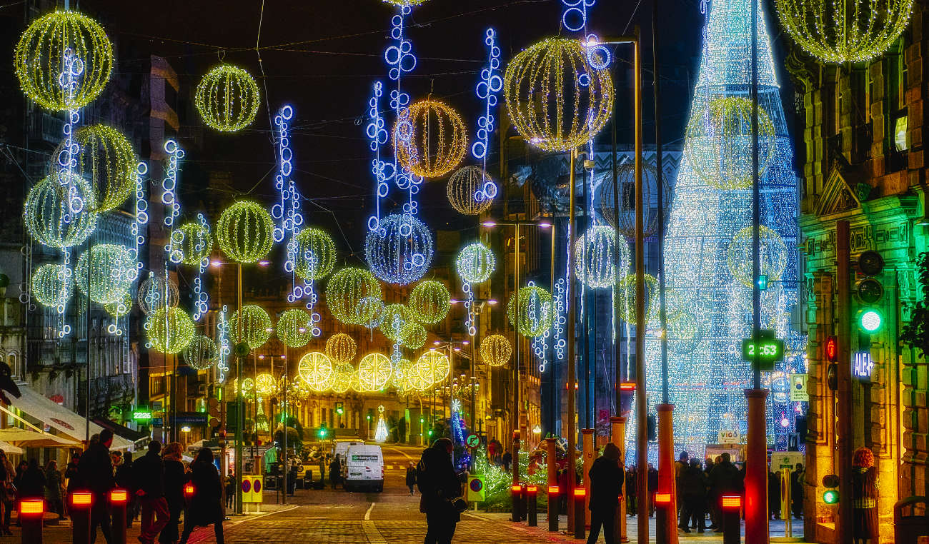 Luces de Navidad en Vigo