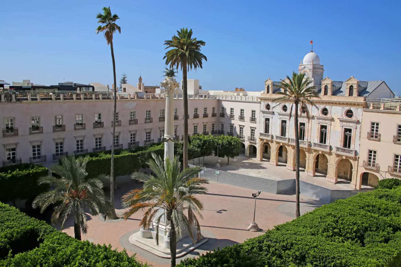 La plaza de la Constitución de Almeria