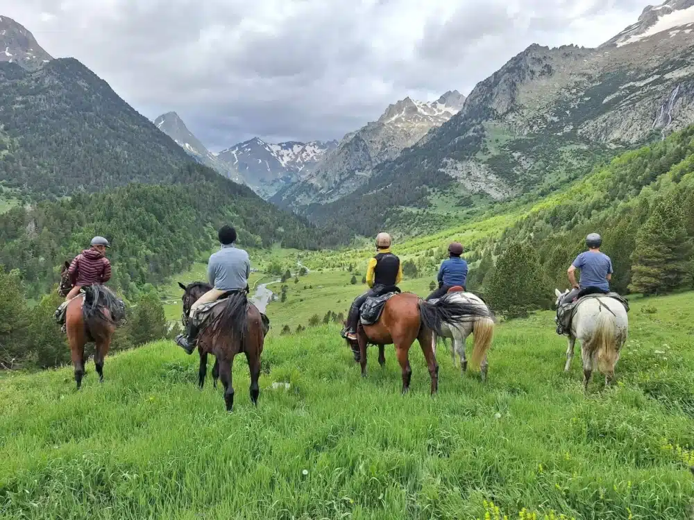 Viajando con Pío Rutas a caballo en Huesca